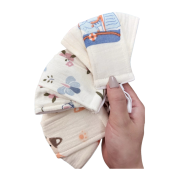 Khẩu trang muslin bảo vệ bé khỏi các bệnh về hô hấp